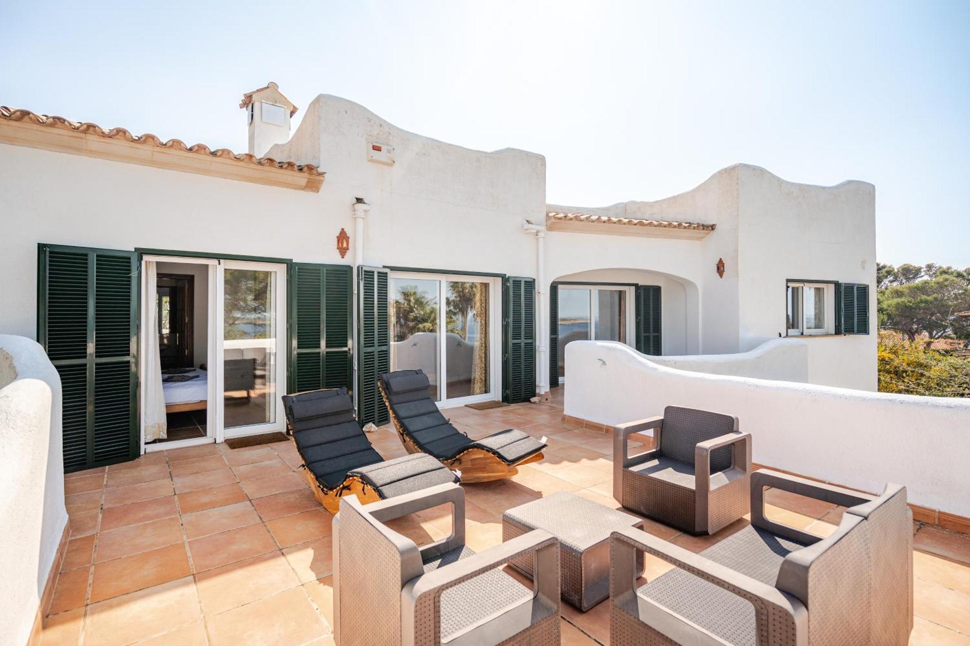 Gigantische Villa Mit Meerblick, Panoramablick & Pool-Oase Cala Pi  Eksteriør billede